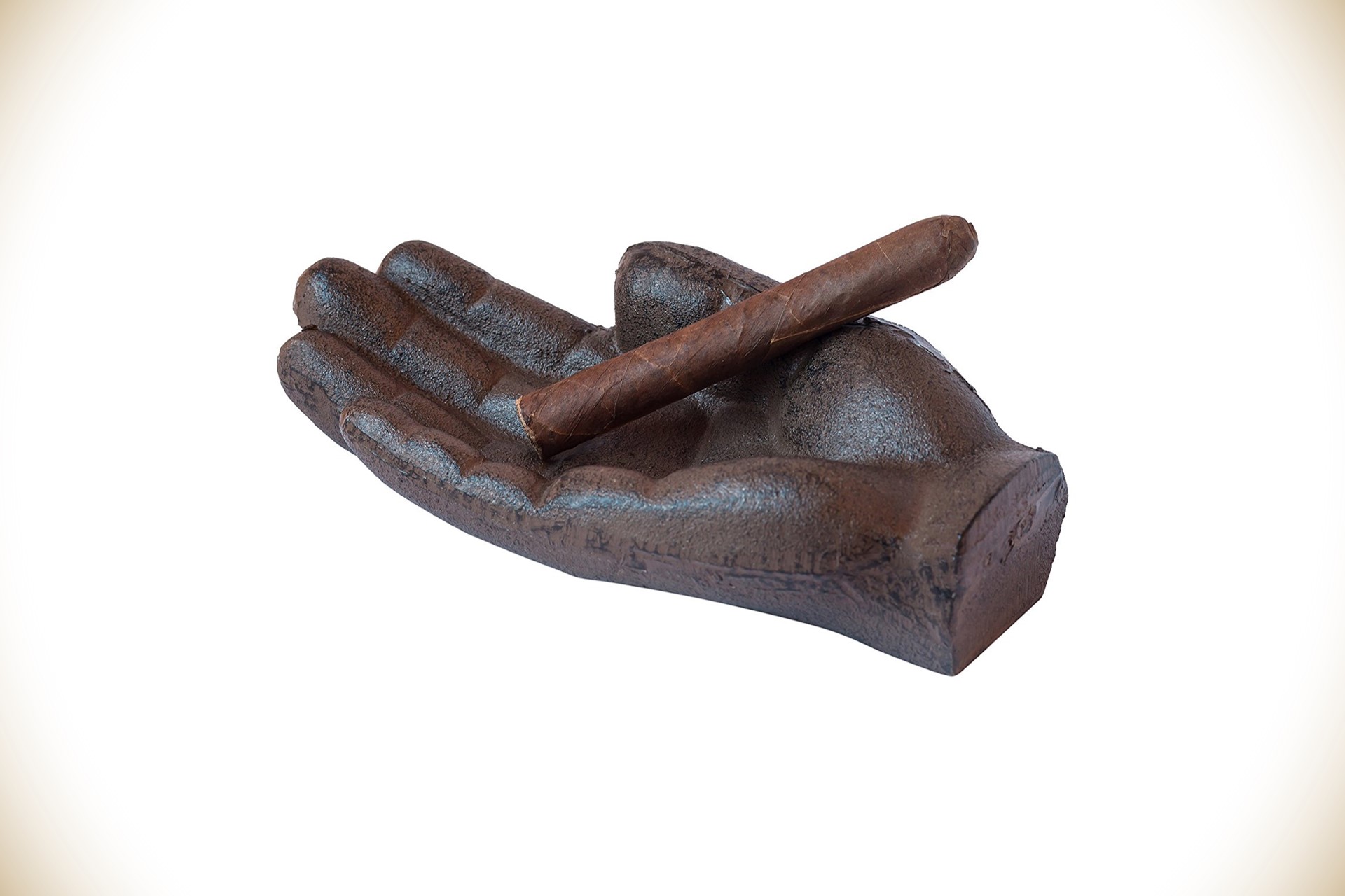 Comfify – Cigar Ashtray – Cast Iron Hand Antique Ashtray — view 3