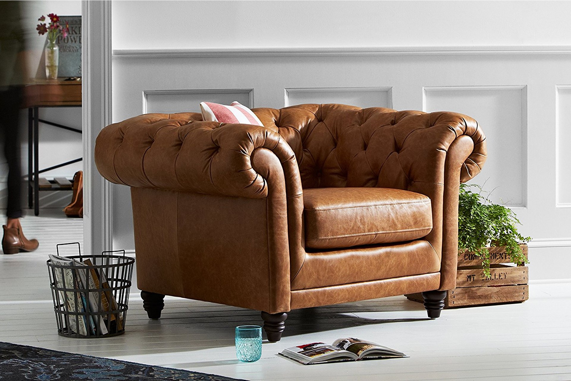 Bradbury Chesterfield Modern Chair — view 2