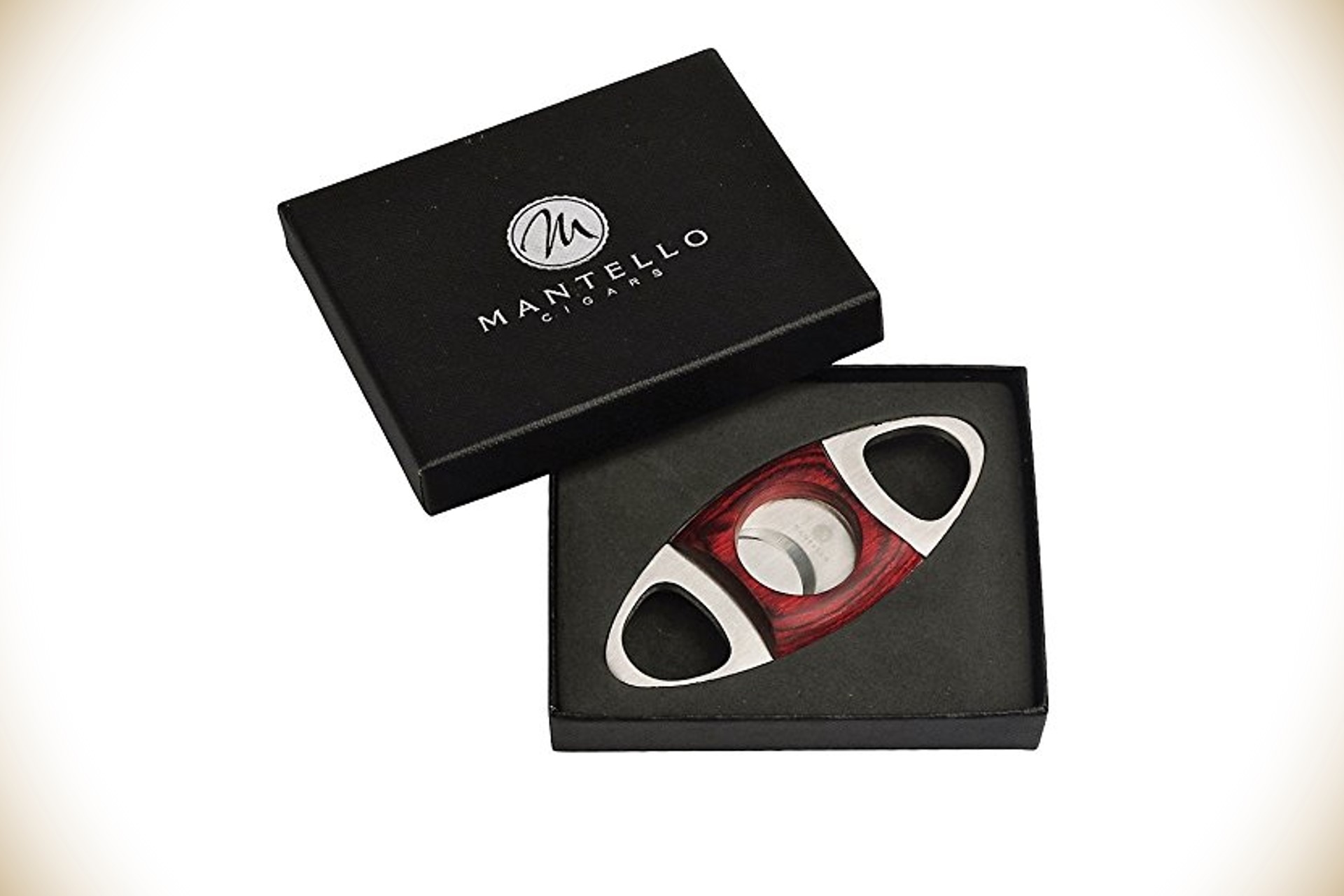 Mantello Cherry Wood Cigar Cutter