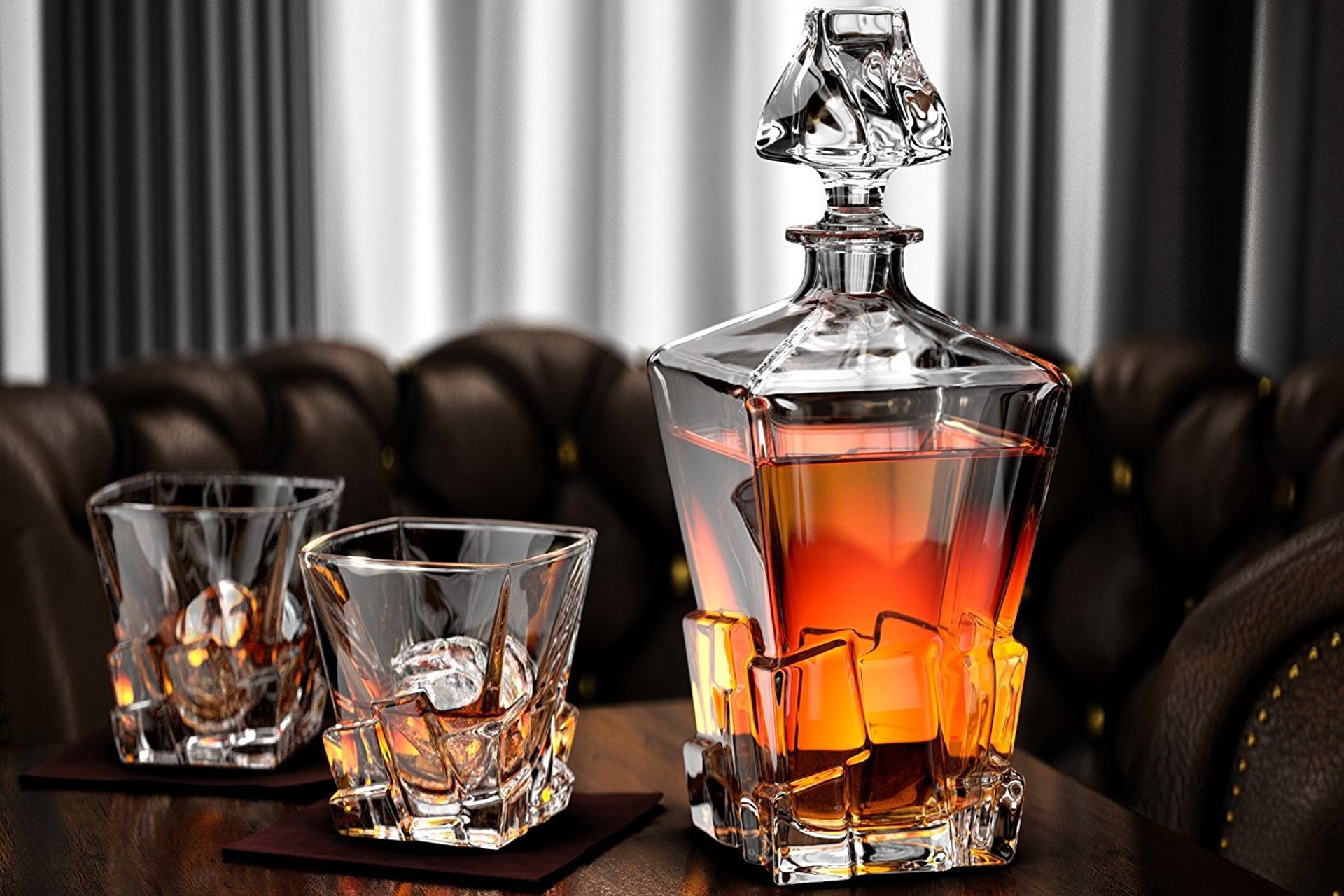 Ashcroft Whiskey Decanter and Glasses Set