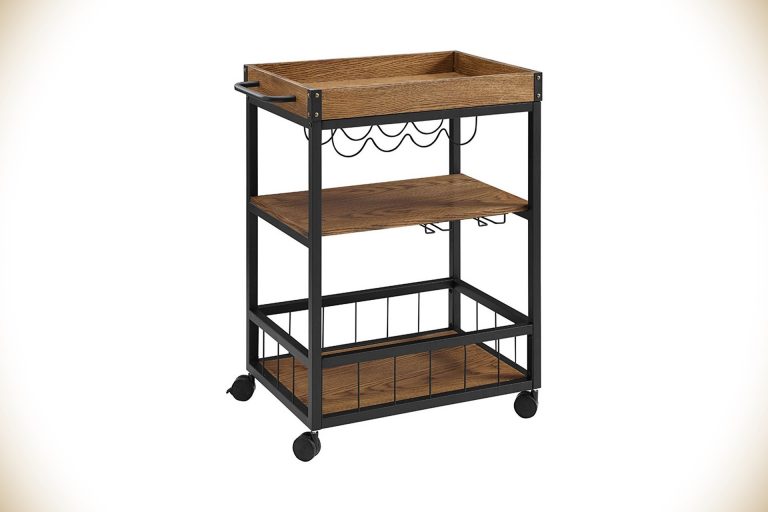 linon clarke kitchen bar cart